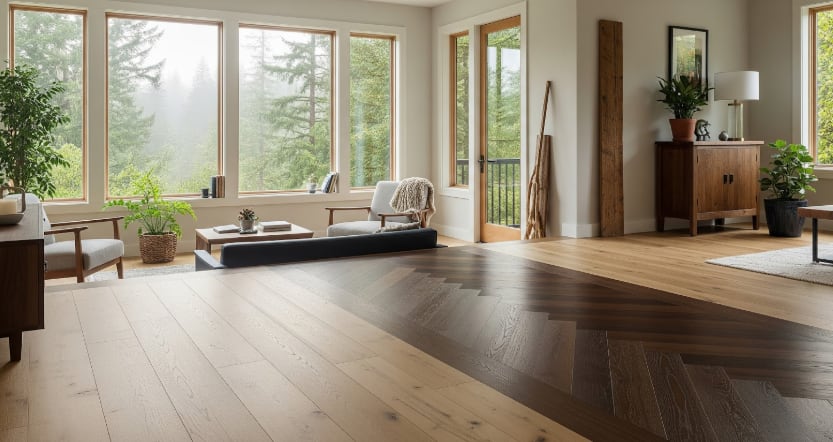 View of The Best Hardwood Flooring Styles for Portland, OR Homes in 2025 ...